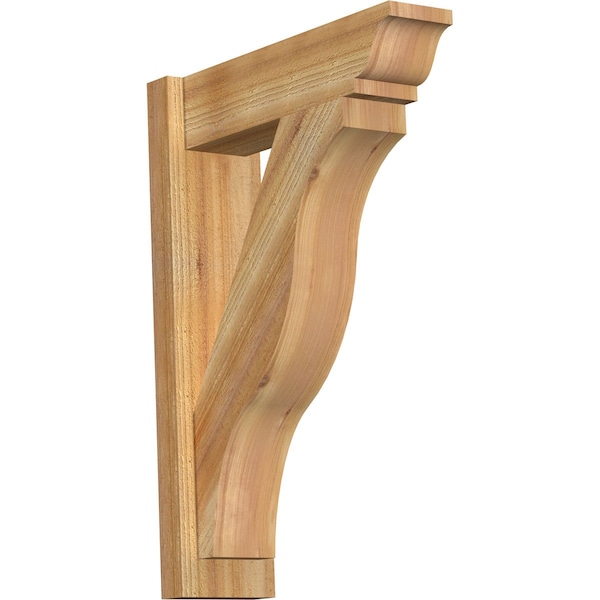 Ekena Millwork Funston Rough Sawn Traditional Outlooker, Western Red Cedar, 6"W x 20"D x 28"H OUT06X20X28FST01RWR - main